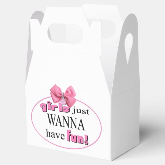Mädchen wollen einfach Spaß haben! Geschenkschachtel (Geöffnet)