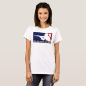 Mädchen wollen gerade, um Gewehr-Shirt zu haben T-Shirt (Vorne ganz)