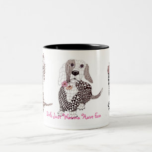 Mädchen wollen gerade, um Spaß zu haben - Zweifarbige Tasse