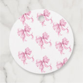 Mädchen wollen nur ein Geburtstag sein Geschenkanhänger (Rückseite)