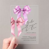 Mädchen wollen nur eine Zwillingsmädchen sein 1. G Acryleinladungen (Insitu (Handheld))