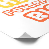 Mädchen wollen nur grundlegende Menschenrechte Poster (Ecke)