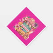 "Mädchen wollen nur Sonne" Papier Serviette (Ecke)