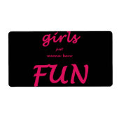 Mädchen wollen nur Spaß haben (Vorne)