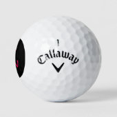 Mädchen wollen nur Spaß haben Golfball (Logo)
