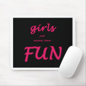 Mädchen wollen nur Spaß haben Mousepad (Mit Mouse)