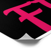 Mädchen wollen nur Spaß haben Poster (Ecke)