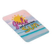 Mädchen wollen nur Sun Beach haben Magnet (Rechte Seite)