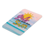 Mädchen wollen nur Sun Beach haben Magnet (Linke Seite)