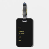 Mädchen wollen nur Sun haben Gepäckanhänger (Rückseite vertikal)