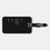 Mädchen wollen nur Sun haben Gepäckanhänger (Rückseite horizontal)