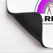 Mädchen Wollte nur Grundrechte Mousepad (Ecke)
