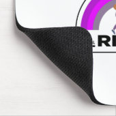 Mädchen Wollte nur Grundrechte Mousepad (Ecke)