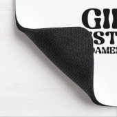 Mädchen Wollte nur Grundrechte Mousepad (Ecke)