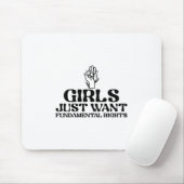 Mädchen Wollte nur Grundrechte Mousepad (Mit Mouse)