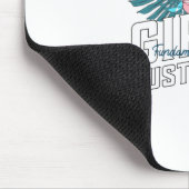 Mädchen Wollte nur Grundrechte Mousepad (Ecke)