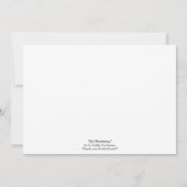 "Mädchen Worshiping." Flache Karte (Rückseite)