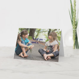 MÄDCHEN ZU MÄDCHEN - ERMUTIGUNGSPARTE DANKESKARTE