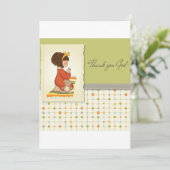 Mädchen zum Gebet Einladung (Stehend Vorderseite)