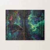 Mädchen zur ruhigen Zeit am Fluss Puzzle (Horizontal)