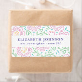 Mädchen zurück zur Schule Blumensiegel 2 (Insitu)