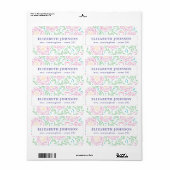 Mädchen zurück zur Schule Blumensiegel 2 (Vorne)