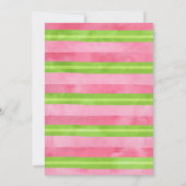 Mädchen Zwei-Ti frutti Geburtstagsfeier Einladung (Rückseite)