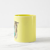 Mädchen Zweifarbige Tasse (Mittel)