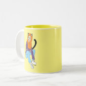 Mädchen Zweifarbige Tasse (Vorderseite Links)