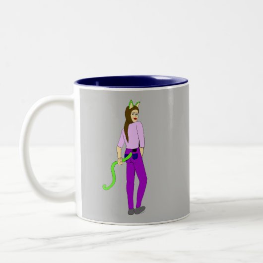 Mädchen Zweifarbige Tasse (Links)