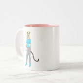 Mädchen Zweifarbige Tasse (Vorderseite Links)