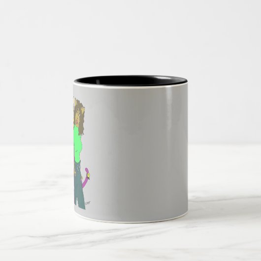 Mädchen Zweifarbige Tasse (Mittel)