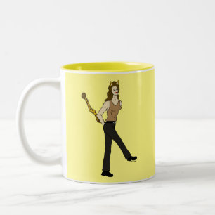 Mädchen Zweifarbige Tasse