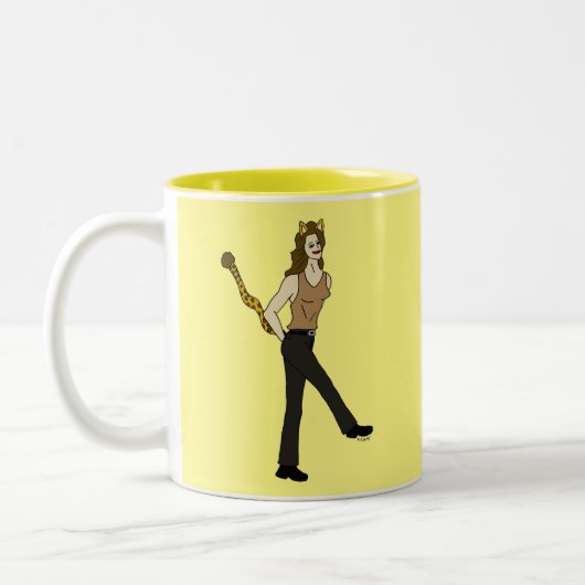 Mädchen Zweifarbige Tasse (Links)