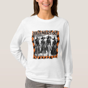 Mädchenabend Halloween Hexen T-Shirt