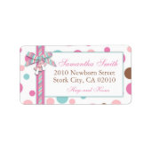 Mädchenadressen-Label-FP Adressaufkleber (Vorne)