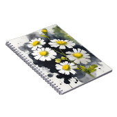 Mädchenauge - Aquarellblumen Notizblock (Rechte Seite)