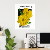 Mädchenauge Poster (Heimbüro)