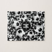 Mädchenbälle mit Monogramm Puzzle (Horizontal)