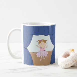 Mädchenballerina Kaffeetasse