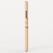 Mädchenballerina pfirsich dunkle Haare Case-Mate iPhone Hülle (Hinten/Rechts)