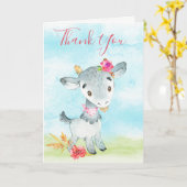 Mädchenbauernhof Karte (Gelbe Blume)