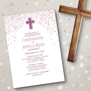 Mädchenbestätigung Einladung