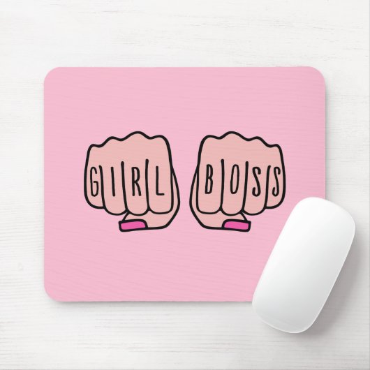 Mädchenchef-Frauhände Mousepad (Mit Mouse)