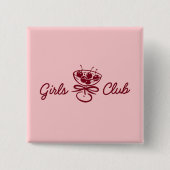 Mädchenclub Button (Vorderseite)