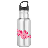 Mädchenclub Edelstahlflasche (Vorderseite)