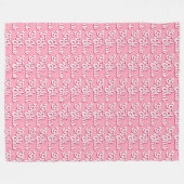 Mädchenclub Fleecedecke (Vorderseite (Horizontal))