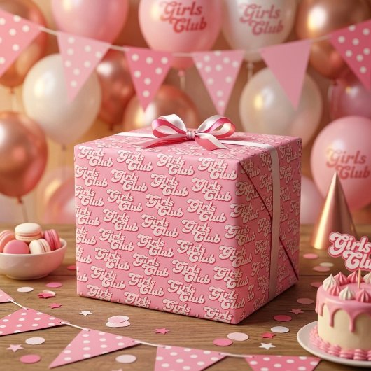 Mädchenclub Geschenkpapier