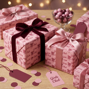 Mädchenclub Geschenkpapier