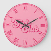 Mädchenclub Große Wanduhr (Vorderseite)